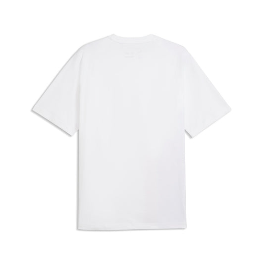 Rückseite weißes T-Shirt