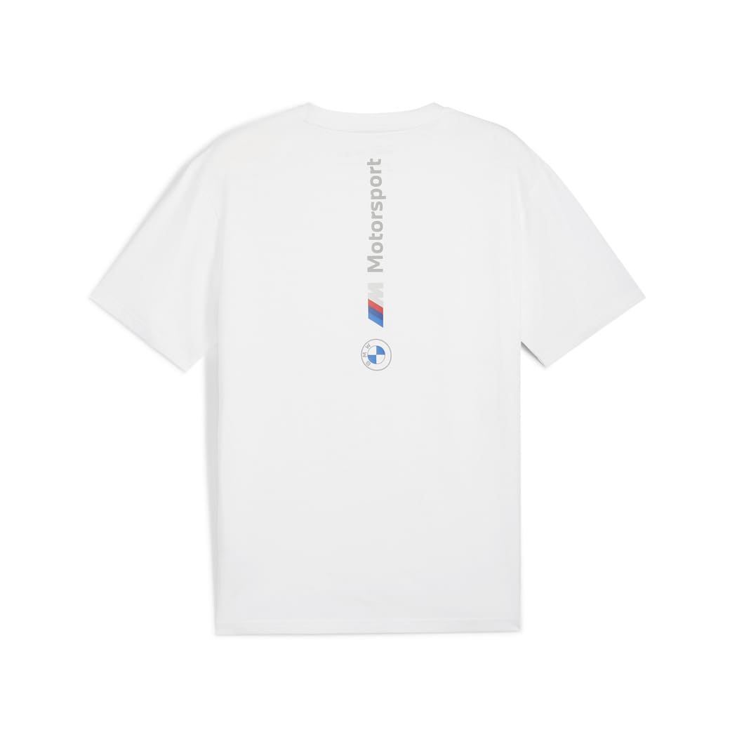 Weißes BMW M Motorsport Tshirt mit farbigen Druck