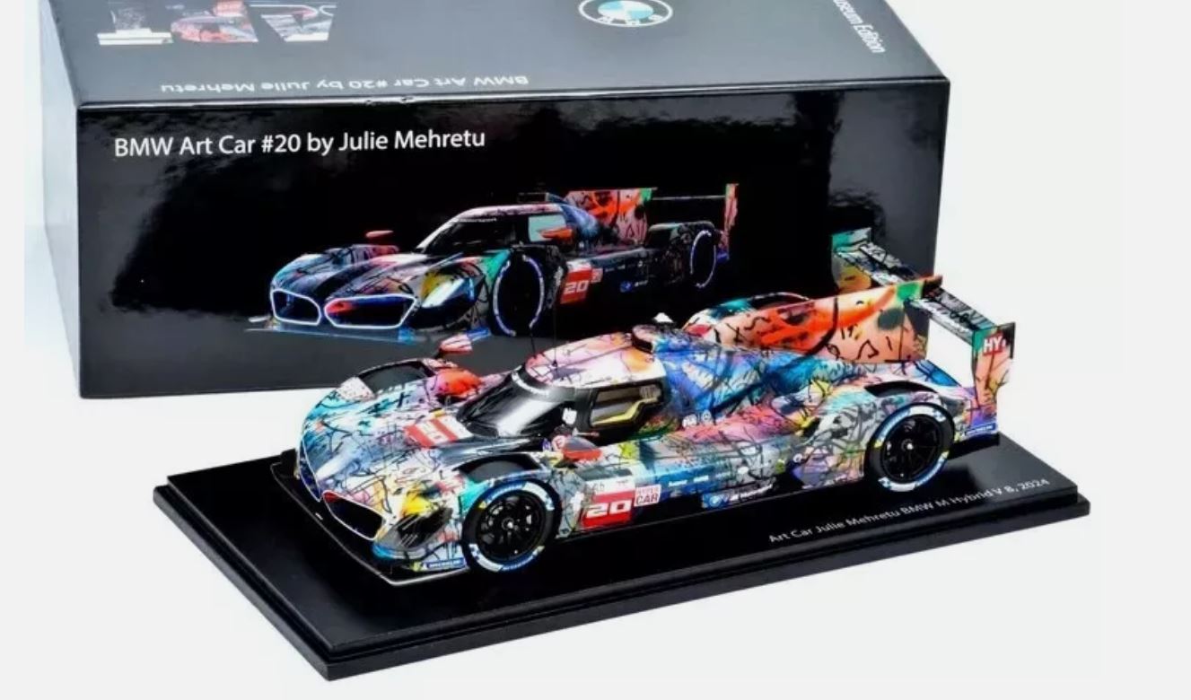 BMW ART CAR # 20 Miniatur by Julie Mehretu