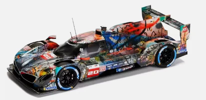 BMW ART CAR # 20 Miniatur by Julie Mehretu