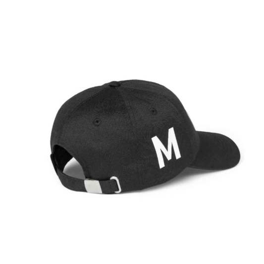 schwarze Cap mit weißer MINI Wortmarke