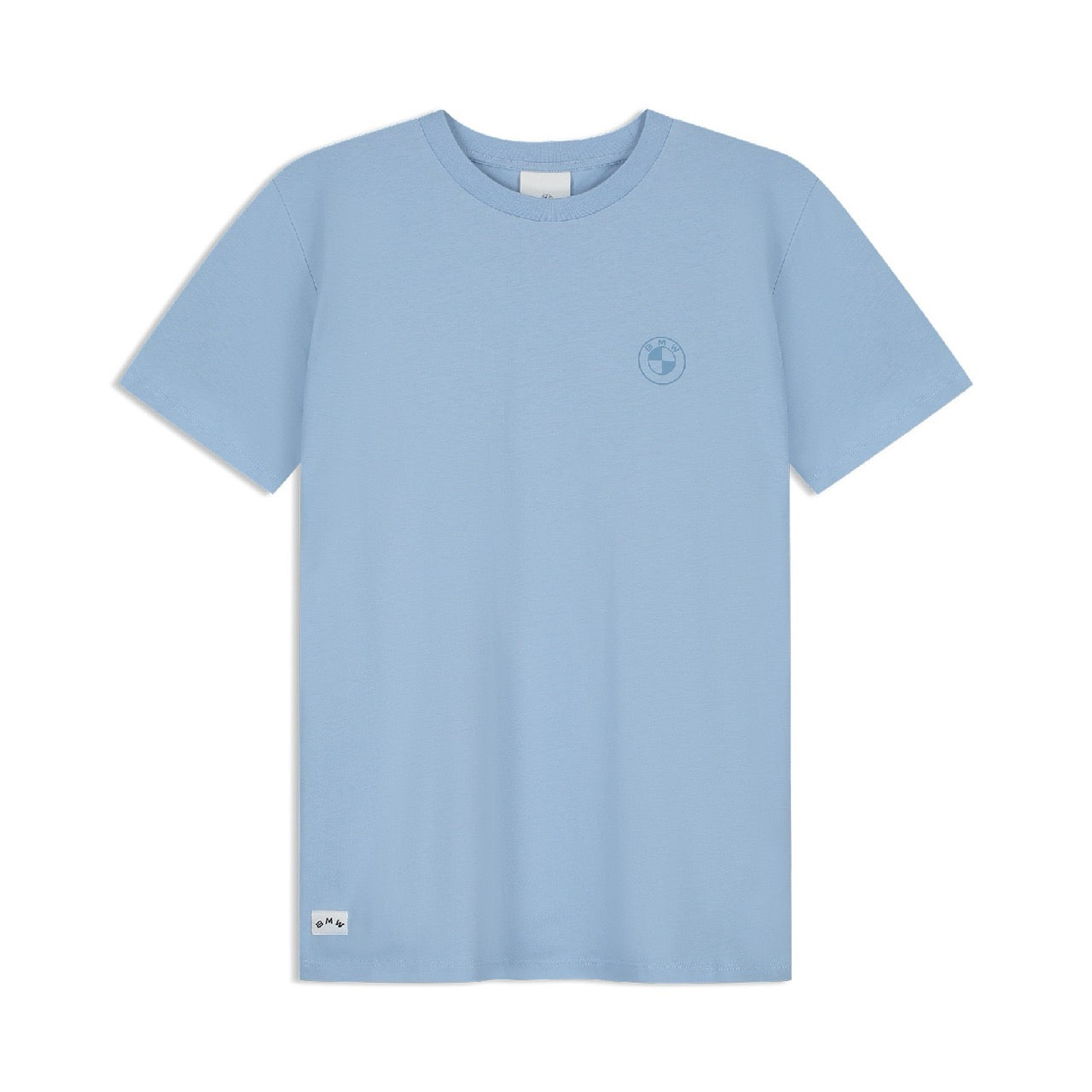 T-Shirt mit BMW Print, hellblau