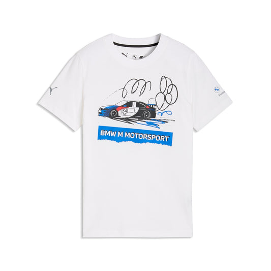 BMW M Motorsport T-Shirt Kids weiß