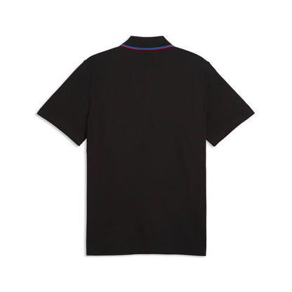 Schwarzes Poloshirt, Rückseite ohne Aufdruck