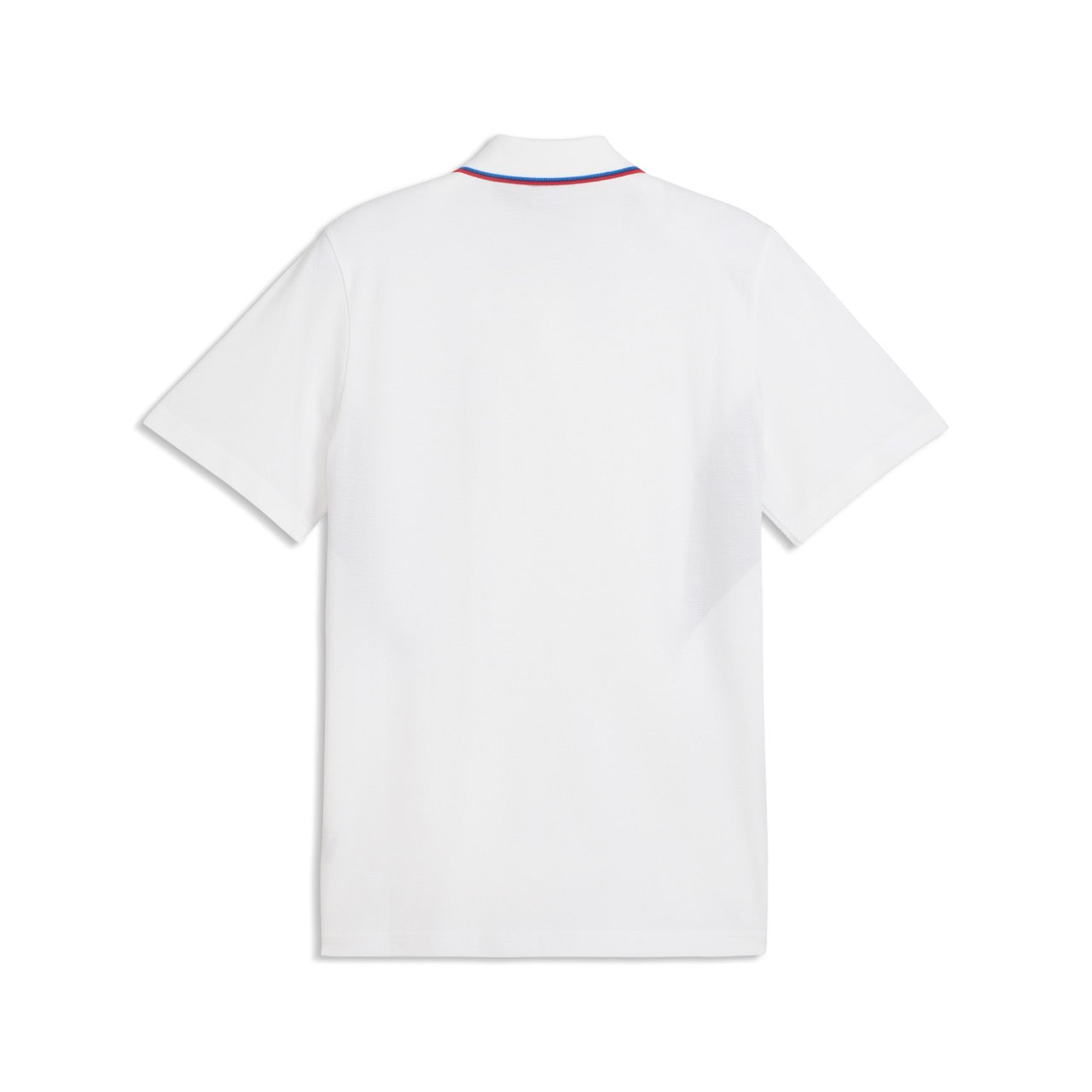 Weißes Poloshirt Rückseite ohne Aufdruck