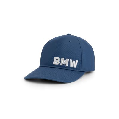 BMW Cap in blau mit metallisch-reflektierendem BMW Schriftzug