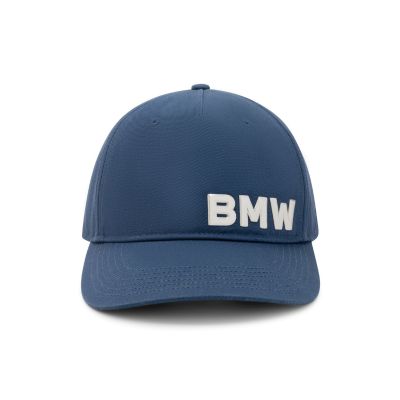 BMW Cap in blau mit metallisch-reflektierendem BMW Schriftzug