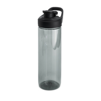 BMW M Trinkflasche in grau vor weißem Hintergrund