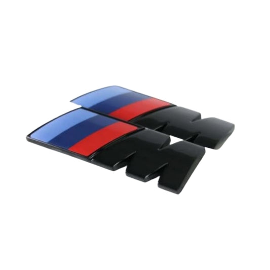 BMW M Perfromance Logos schwarz Hochglanz für Seiten des Fahrzeugs