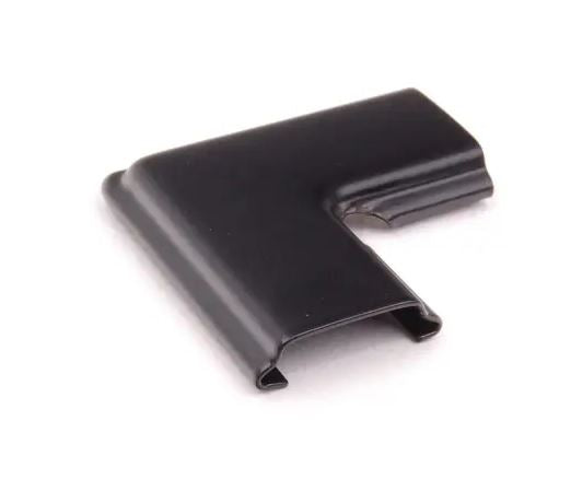 BMW E30 Manschette Heck Eckstueck in schwarz