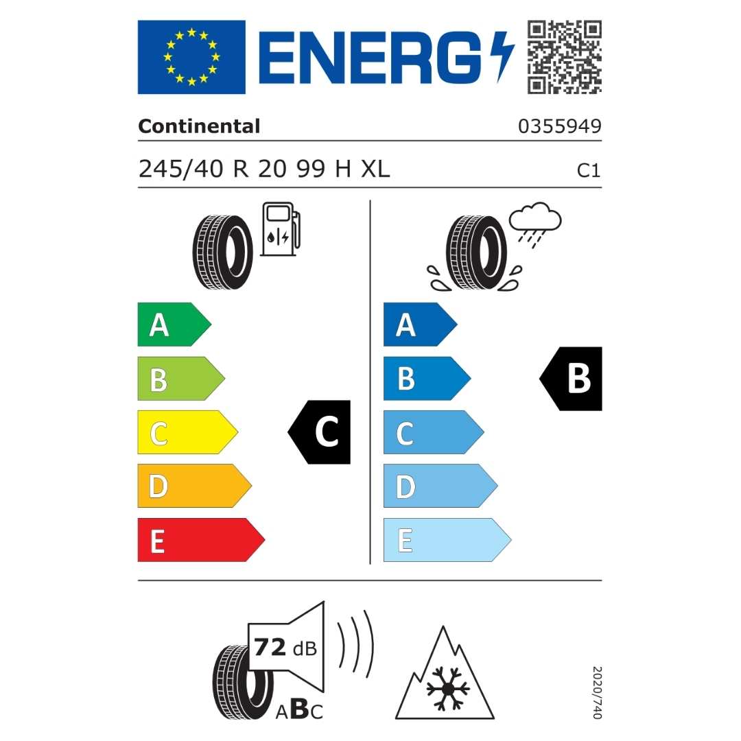 Reifenlabel Continental