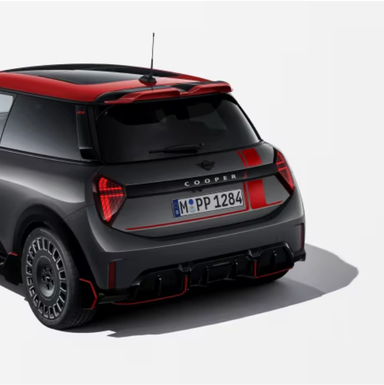 MINI JCW Folierung Chili Red Hatch und Cabrio, F65, F66, F67