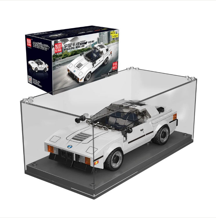 Klemmbausteinset BMW M1 Nachbildung mit Showbox
