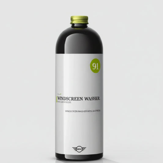 MINI Scheibenklar mit Frotschutz, 1000ml Flasche mit gruenen Deckel