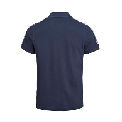 Poloshirt BMW Motorrad hinten Marineblau