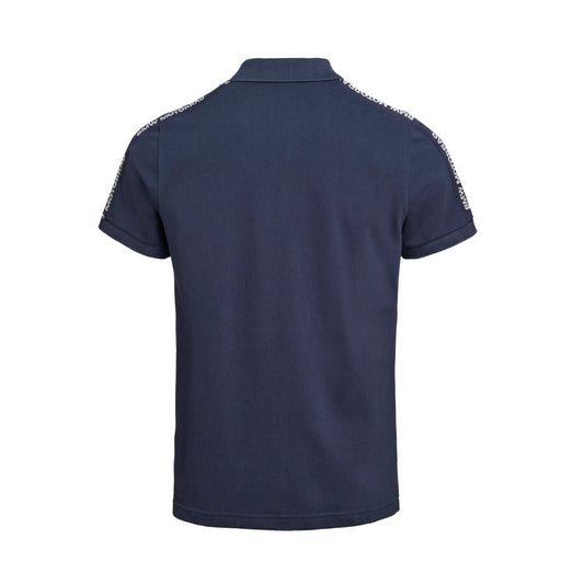 Poloshirt BMW Motorrad hinten Marineblau