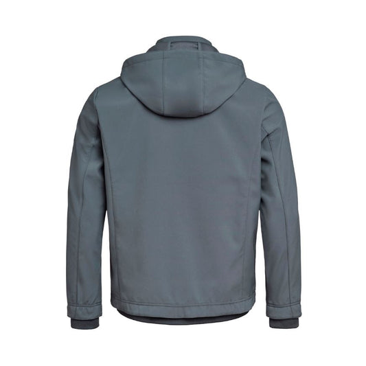 Softshelljacke Make Life a Ride grau hinten