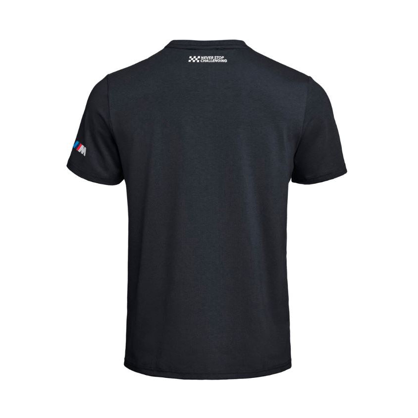 T-Shirt M Logo Motorsport hinten schwarz