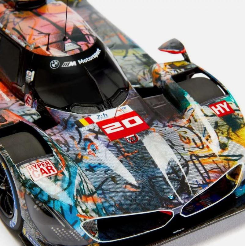 BMW ART CAR # 20 Miniatur by Julie Mehretu