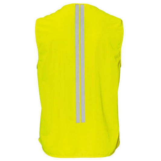 Weste HighViz Neon Gelb hinten