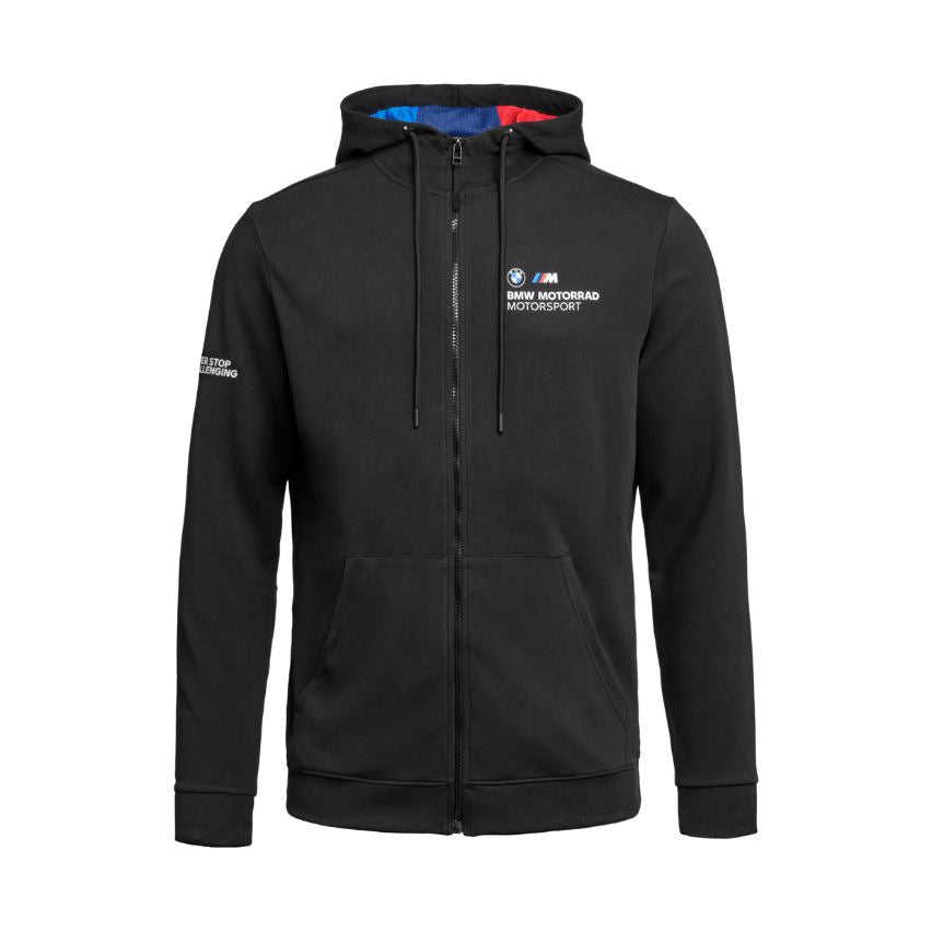 Zip-Hoodie Motorsport schwarz