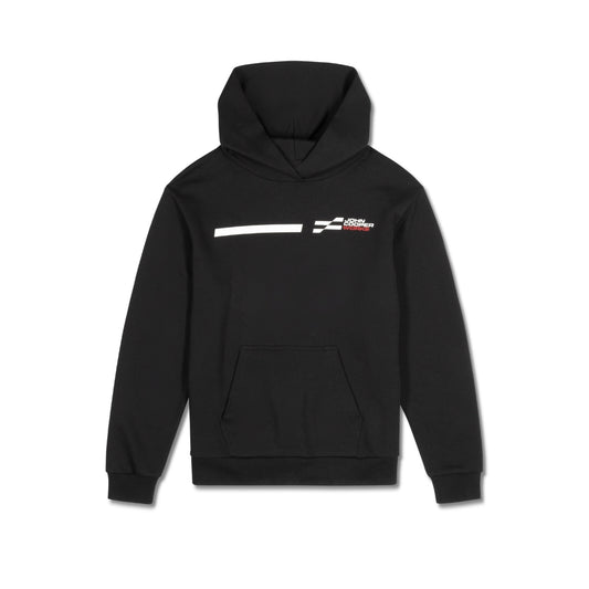schwarzer MINI Hoodie mit JCW Logo auf der Brust