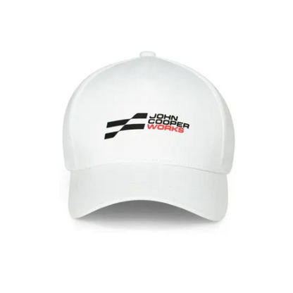 weisse Cap mit MINI JCW Logo