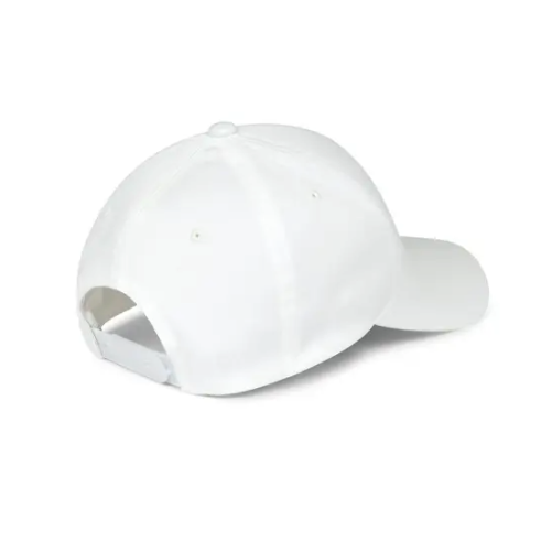 Weiße Cap von hinten